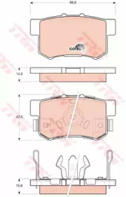 Дополнительные работы TRW для HONDA ACCORD VIII универсал (CW) 2.2 i-DTEC (CW3)