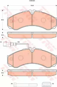 Дополнительные работы TRW для NISSAN CABSTAR (F24M, F24W) 35.14 DCI, 45.14 DCI 2.5 (F24M)