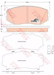 Запчасти для ТО TRW для MAZDA CX-9 (TB) 3.7