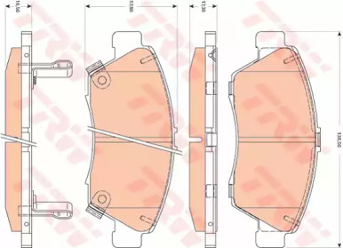 Дополнительные работы TRW для HONDA CIVIC VIII седан (FD, FA) 1.3 Hybrid (FA3, FD3)