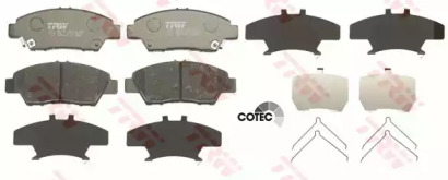 Дисковой тормозной механизм TRW для HONDA CR-Z (ZF) 1.5 Hybrid
