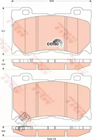 Дисковой тормозной механизм TRW для NISSAN 370 Z Roadster (Z34) 3.7