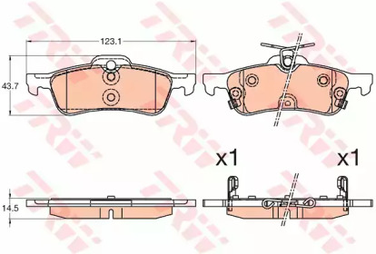 Запчасти для ТО TRW для HONDA CIVIC IX (FK) 1.4 i-VTEC (FK1)