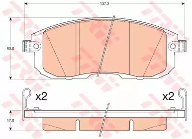 Дополнительные работы TRW для NISSAN SENTRA VII (B17) 1.6