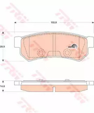Тормозные колодки TRW для CHEVROLET NUBIRA седан 2.0 D