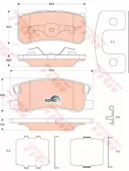 Запчасти для ТО TRW для JEEP COMPASS (MK49) 2.4 4x4