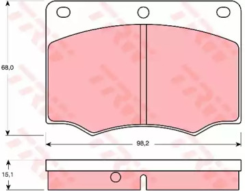 Запчасти для ТО TRW для FORD P 100 I 1.6