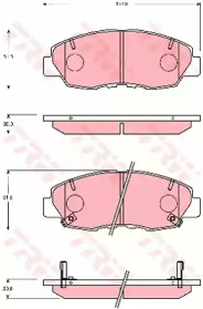 Дополнительные работы TRW для HONDA ACCORD V Aerodeck (CE) 2.2 i ES (CE1)