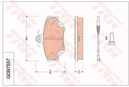 Запчасти для ТО TRW для PORSCHE 911 3.2 SC Carrera