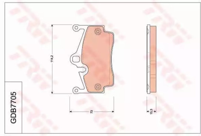 Запчасти для ТО TRW для PORSCHE 718 CAYMAN (982) S 2.5