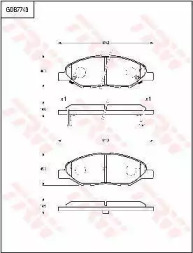 Запчасти для ТО TRW для NISSAN NOTE (E11, NE11) 1.6
