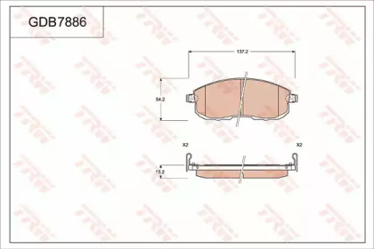 Дисковой тормозной механизм TRW для NISSAN TIIDA Хэтчбек (C12) 1.6