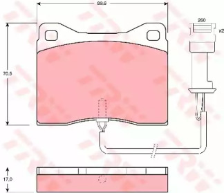 Дополнительные работы TRW для FORD SIERRA Хэтчбек (GBC, GBG) 2.0 RS Cosworth