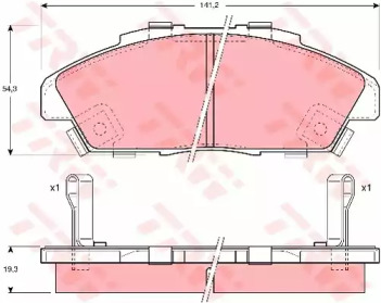 Запчасти для ТО TRW для HONDA ACCORD IV (CB) 2.0 i 16V (CB3)