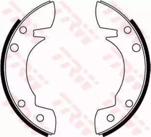 Барабанный тормозной механизм TRW для FORD TRANSIT c бортовой платформой/ходовая часть (74E) 1.5