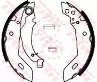 Тормозная колодка / накладка TRW для PEUGEOT 205 I (741A/C) 1.7 Diesel