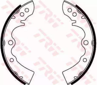 Барабанный тормозной механизм TRW для MAZDA 1300 1.3