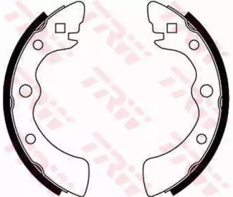 Барабанный тормозной механизм TRW для HONDA ACCORD I (SJ, SY) 1.6 L/EX (SY)