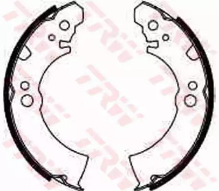 Барабанный тормозной механизм TRW для NISSAN SUNNY I (B11) 1.7 D