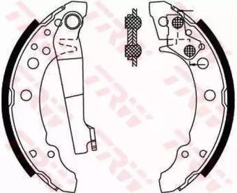 Барабанный тормозной механизм TRW для VW SCIROCCO (53) 1.6