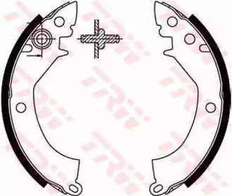 Запчасти для ТО TRW для MITSUBISHI COLT I (A15_A) 1.2 GL (A151A)