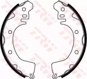 Барабанный тормозной механизм TRW для MITSUBISHI CORDIA (A21_A, AB, AC) 1.8 Turbo ECi (A213A)