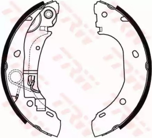 Барабанный тормозной механизм TRW для PEUGEOT BOXER автобус (244, Z_) 2.8 HDi