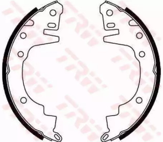 Запчасти для ТО TRW для MITSUBISHI GALANT II (A16_) 2.0 GLS (A163)