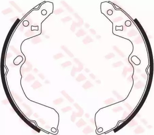 Барабанный тормозной механизм TRW для MAZDA 626 IV Hatchback (GE) 2.5 24V