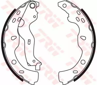 Тормозная колодка / накладка TRW для SUZUKI SX4 (EY, GY) 1.6 VVT 4x4 (RW 416)