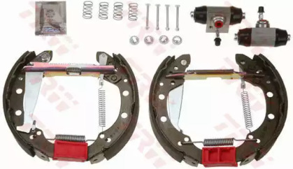 Барабанный тормозной механизм TRW для VW POLO (6R, 6C) 1.6