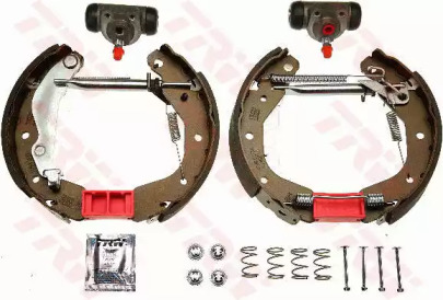 Барабанный тормозной механизм TRW для CHEVROLET KALOS 1.2