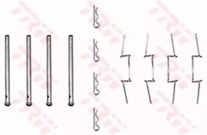 Дисковой тормозной механизм TRW для FORD CAPRI (ECJ) 1700