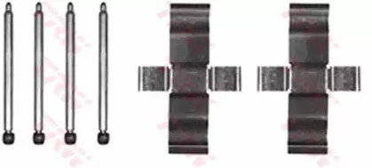 Дисковой тормозной механизм TRW для VW LT 40-55 I c бортовой платформой/ходовая часть (293-909) 2.4 D