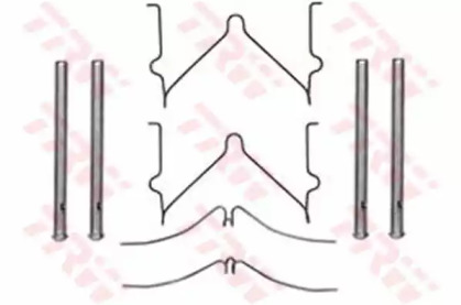 Дисковой тормозной механизм TRW для MAZDA 121 II (DB) 1.3 16V