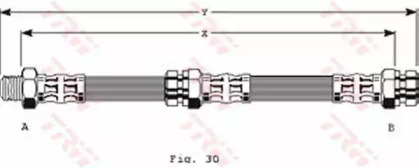 тормозные шланги TRW для MAZDA 929 II (HB) 2.0 i GLX