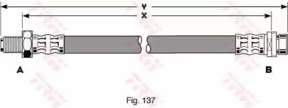 тормозные шланги TRW для FORD COUGAR (EC_) 2.0 16V