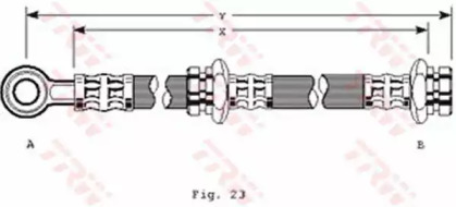 тормозные шланги TRW для NISSAN PRAIRIE (M10, NM10) 1.8 SGL (M10)