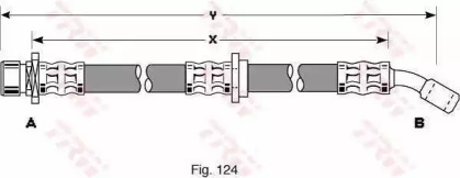 тормозные шланги TRW для HONDA INTEGRA Хэтчбек (DA) 1.5