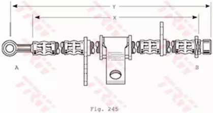 тормозные шланги TRW для HONDA SHUTTLE (RA) 2.2 16V (RA1)