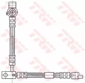 тормозные шланги TRW для NISSAN PRIMERA Hatchback (P12) 1.6