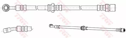 тормозные шланги TRW для CHEVROLET NUBIRA седан 2.0 D