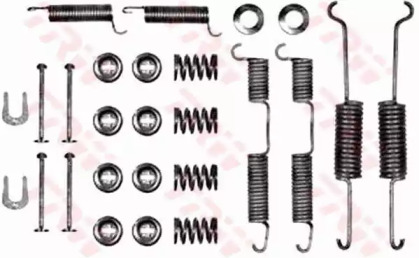 Барабанный тормозной механизм TRW для FORD TAUNUS (GBFK) 1300