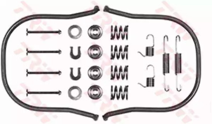 Барабанный тормозной механизм TRW для NISSAN SUNNY I (B11) 1.7 D