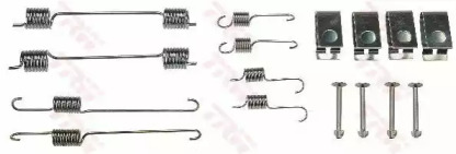 Барабанный тормозной механизм TRW для MAZDA 121 II (DB) 1.3 16V