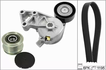Комплект ручейковых ремней HEPU для VW BORA Variant (1J6) 1.9 TDI