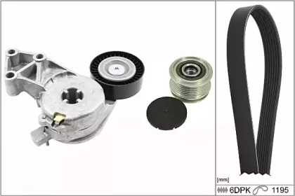 Комплект ручейковых ремней HEPU для VW BORA Variant (1J6) 1.8 T