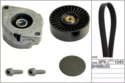 Комплект ручейковых ремней HEPU для VW CADDY II Variant (9K9B) 1.9 SDI