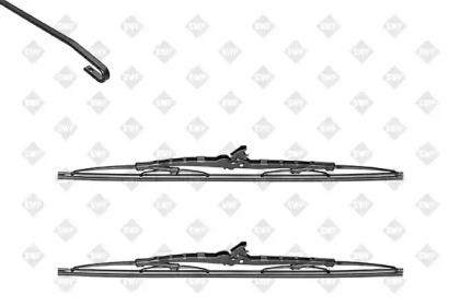 Стеклоочиститель / резина SWF для VW GOLF II (19E, 1G1) 1.8 GTI 16V