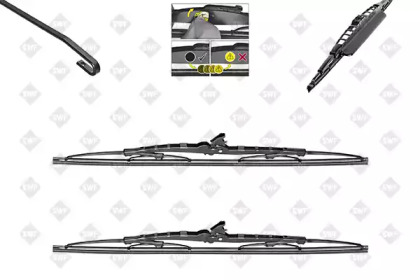 Стеклоочиститель / резина SWF для VW GOLF II (19E, 1G1) 1.8 GTI 16V